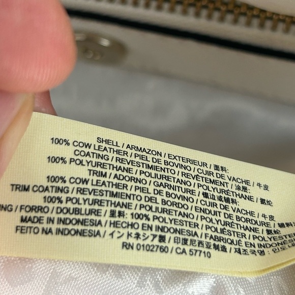 Kate Spade Laurel Way Evangelie Tote Cream Nude Black Straps Gold Satchel Bag - Picture 5 of 14